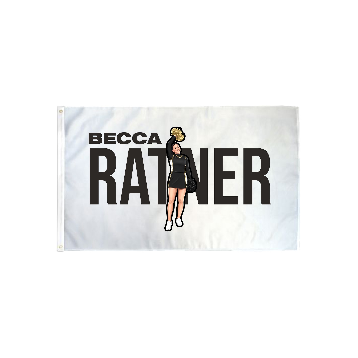 3x5 Flag — Player Name in Classic