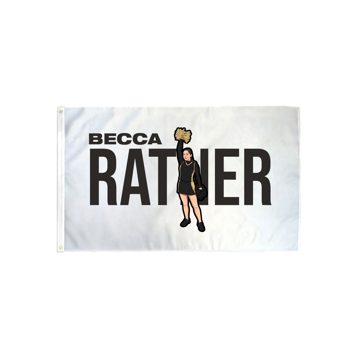 3x5 Flag — Player Name in Classic