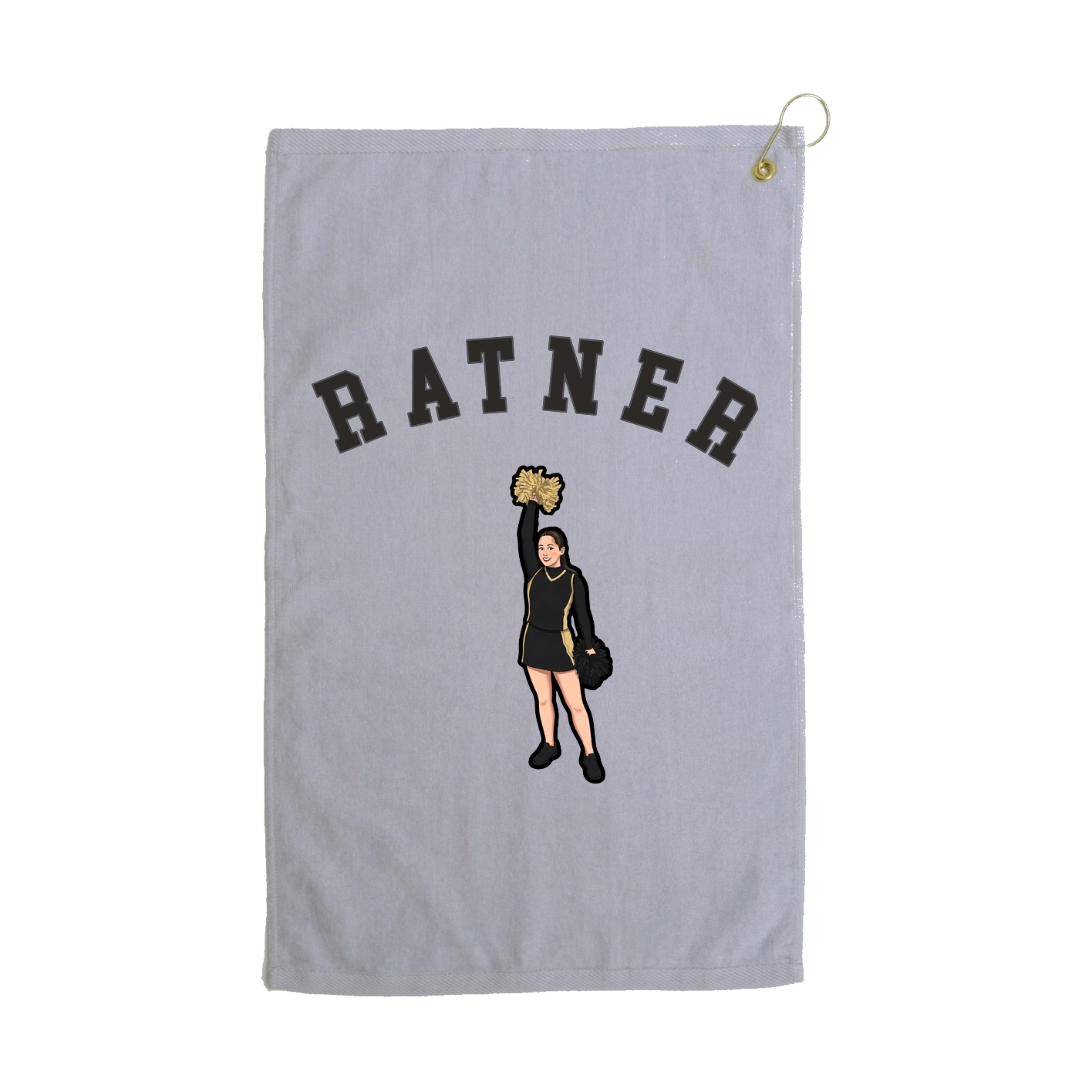 Golf Towel — Shirsey Arch in Grey