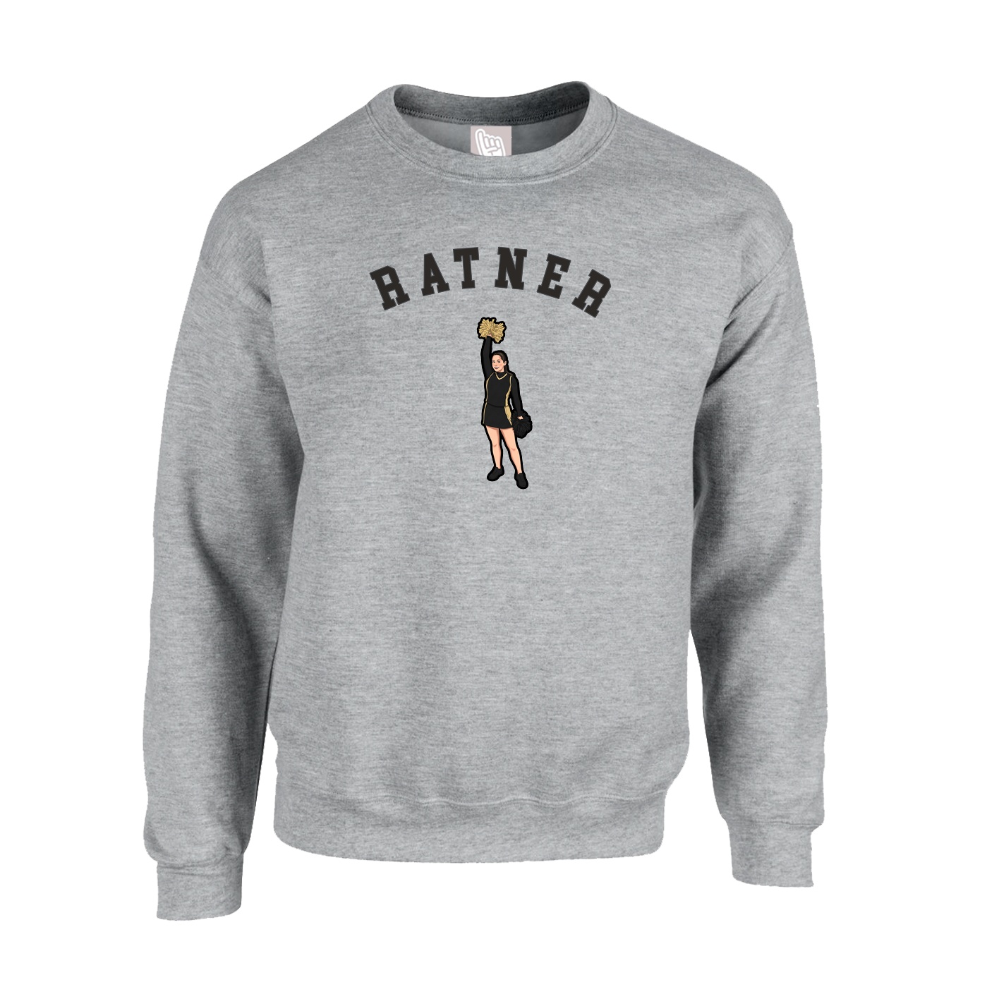 Fleece Crew — Shirsey Arch in Grey