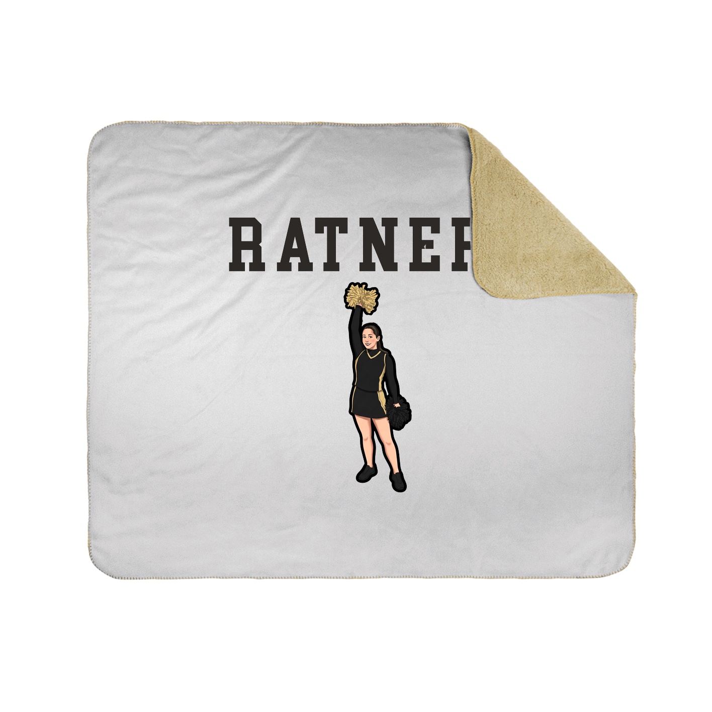 Throw Blanket — Shirsey in White