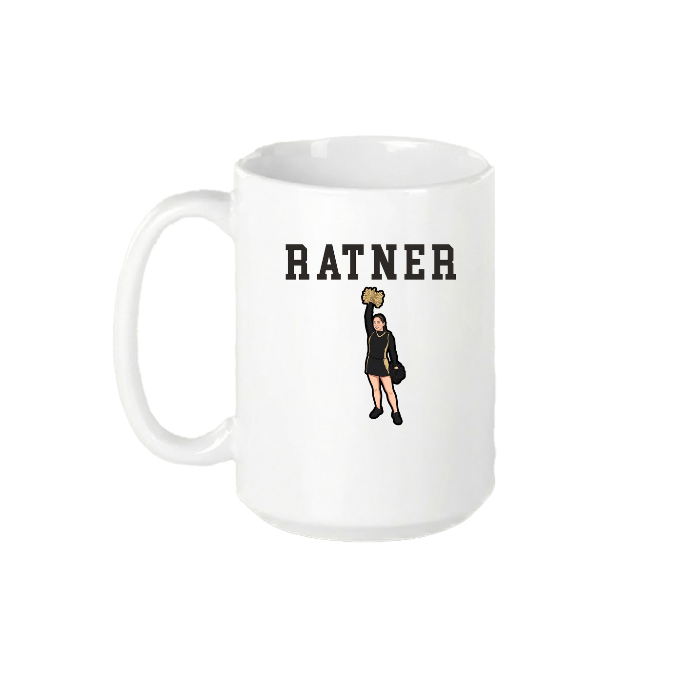 15oz Coffee Mug — Shirsey in White