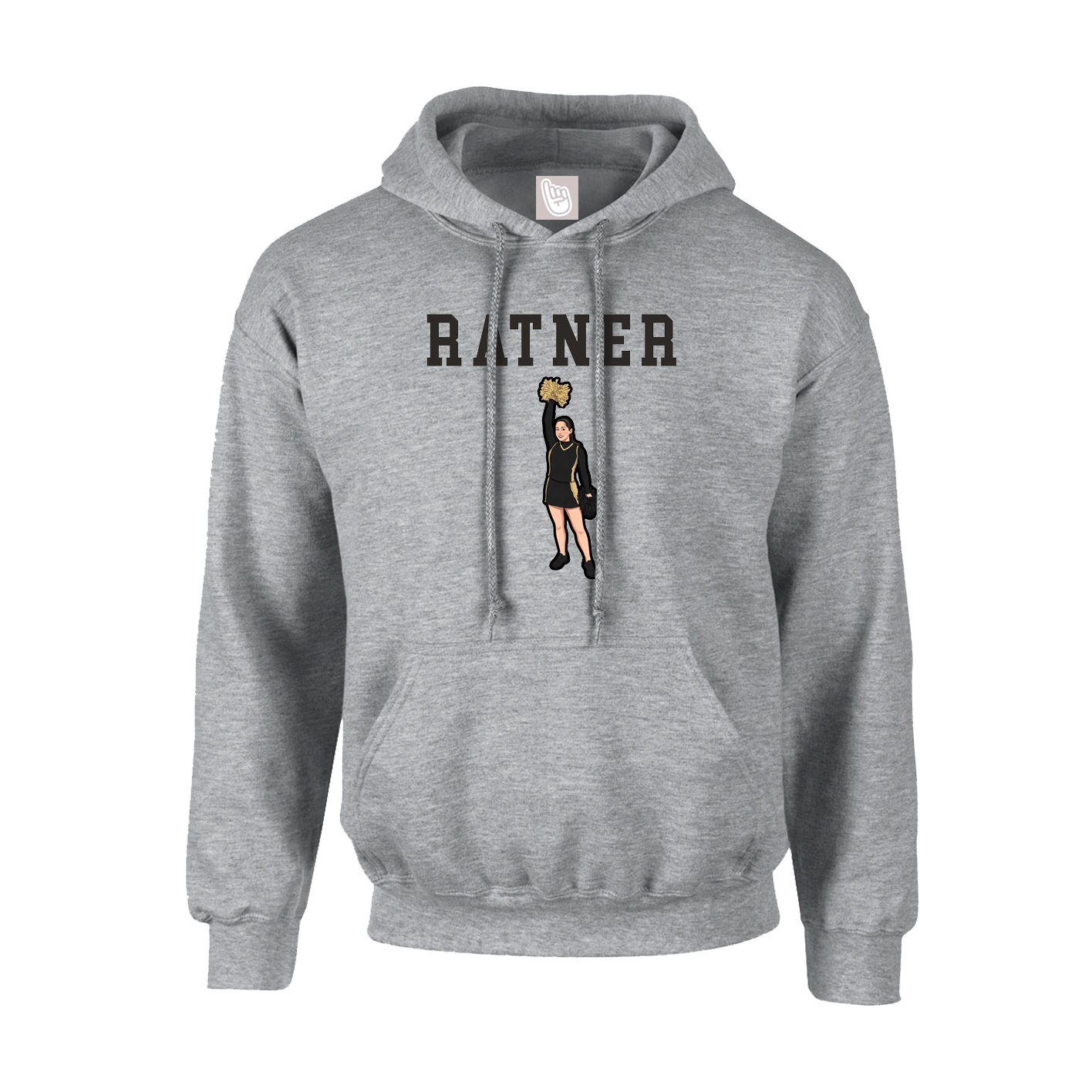 Hoodie — Shirsey in Grey