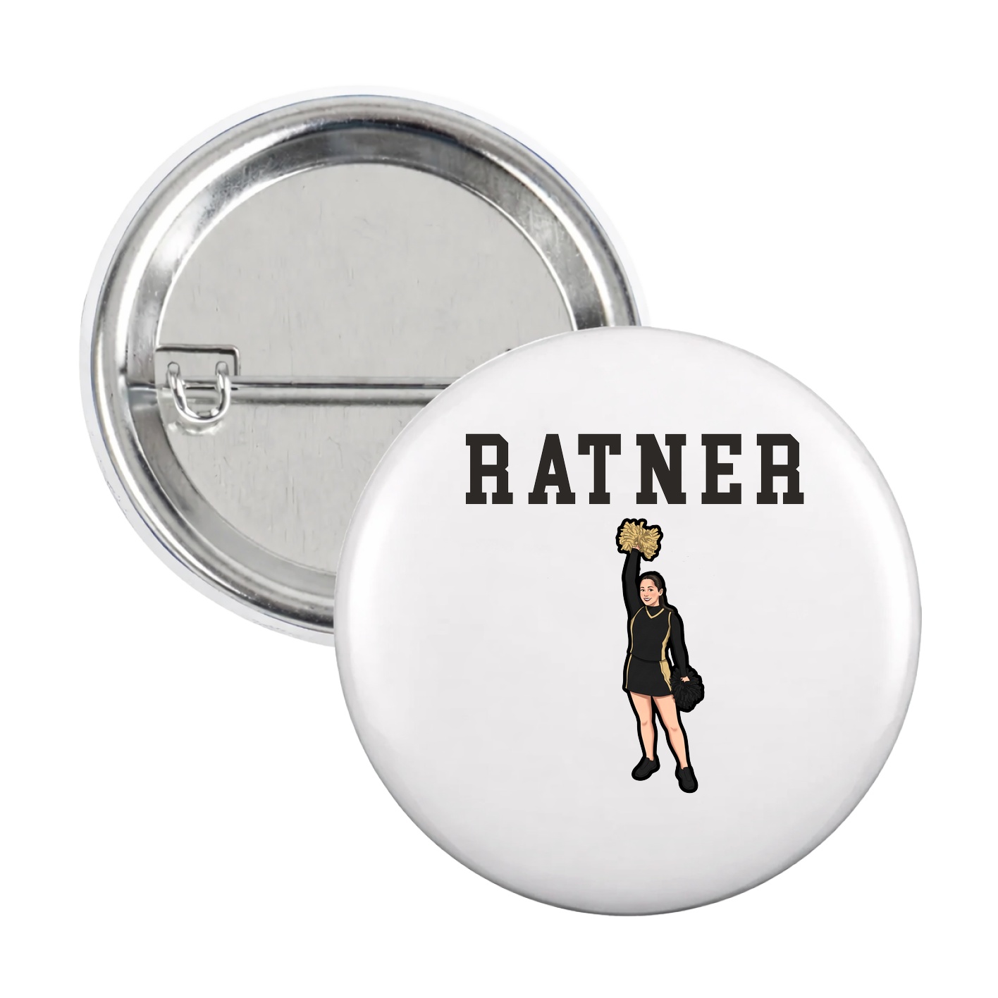 Game Day Button — Shirsey in White