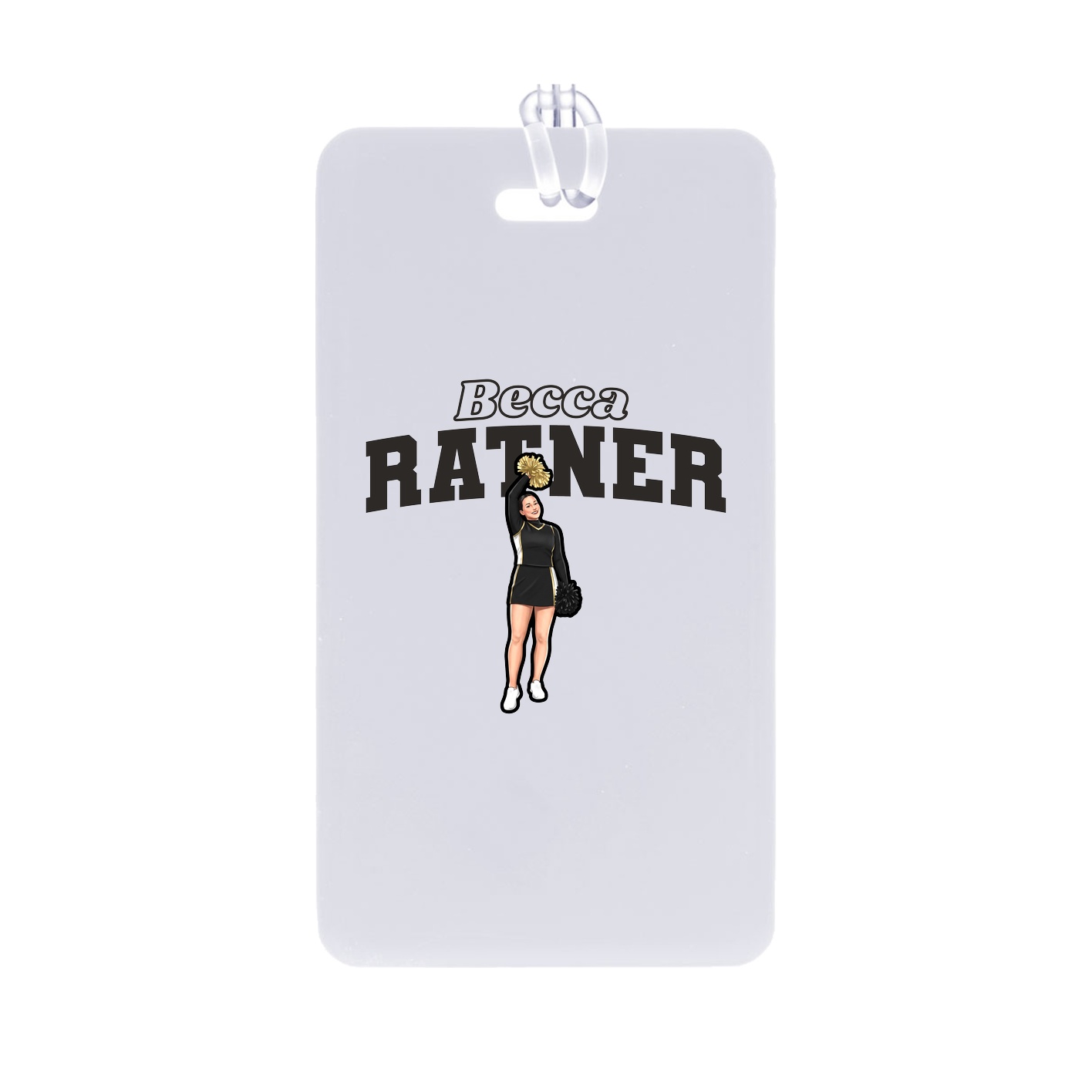 Bag Tag — Name Arch in Classic