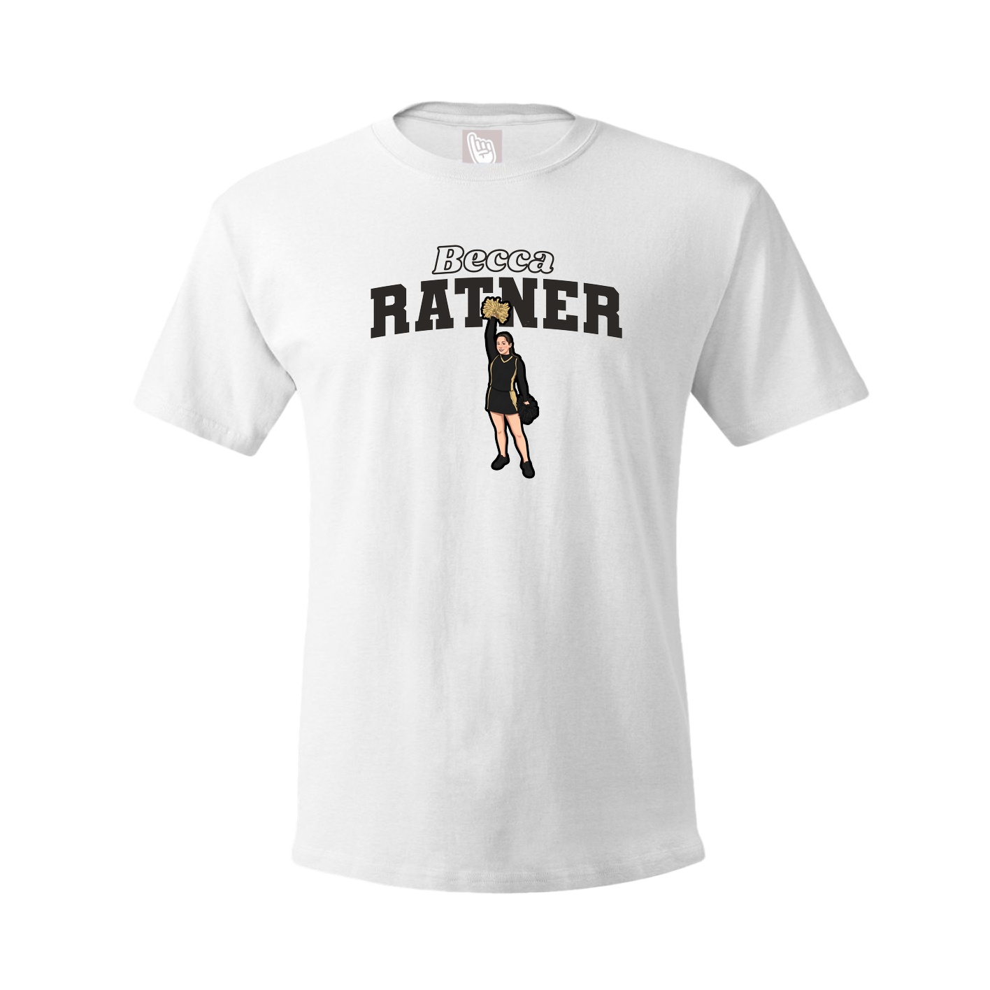 Tee — Name Arch in White