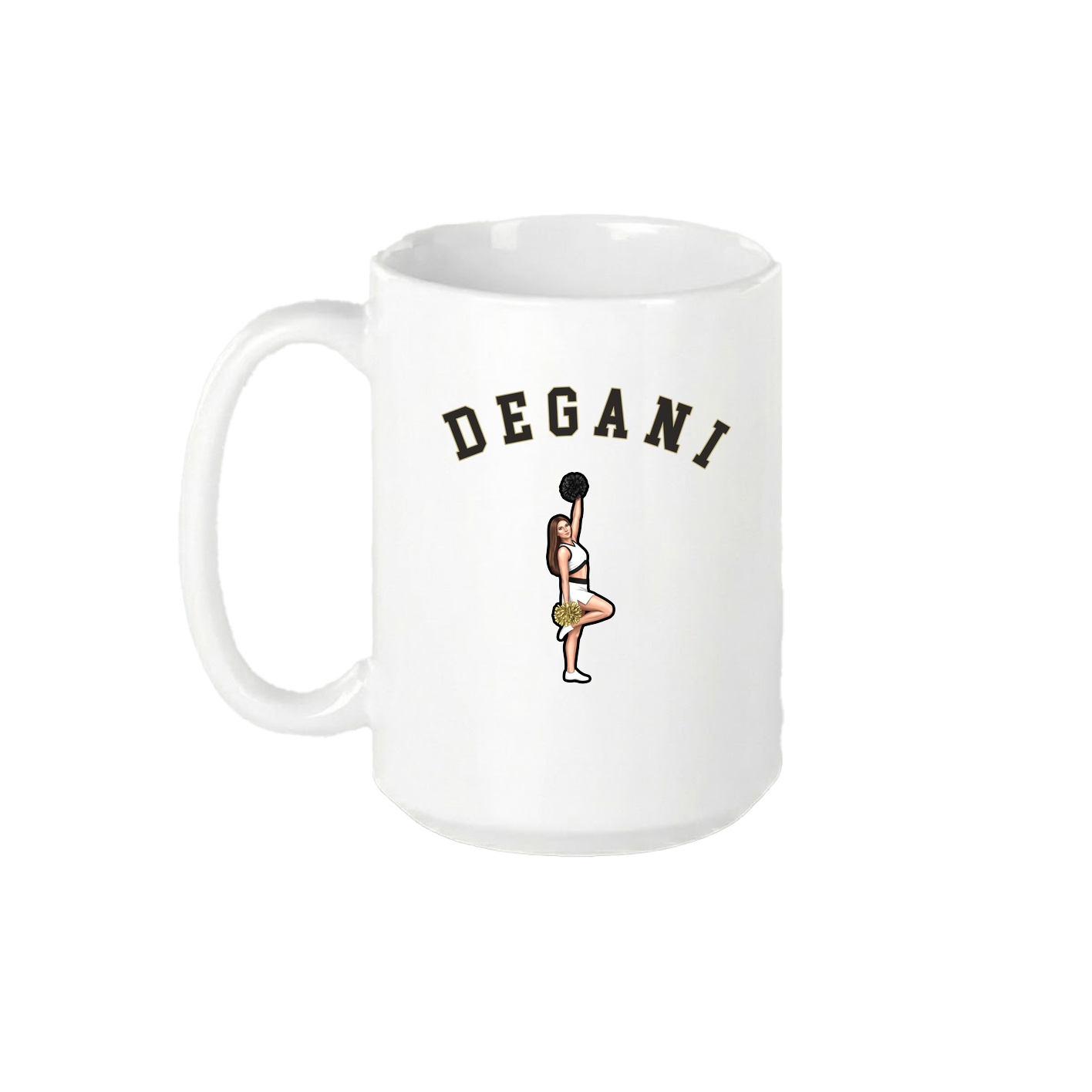15oz Coffee Mug — Shirsey Arch in White