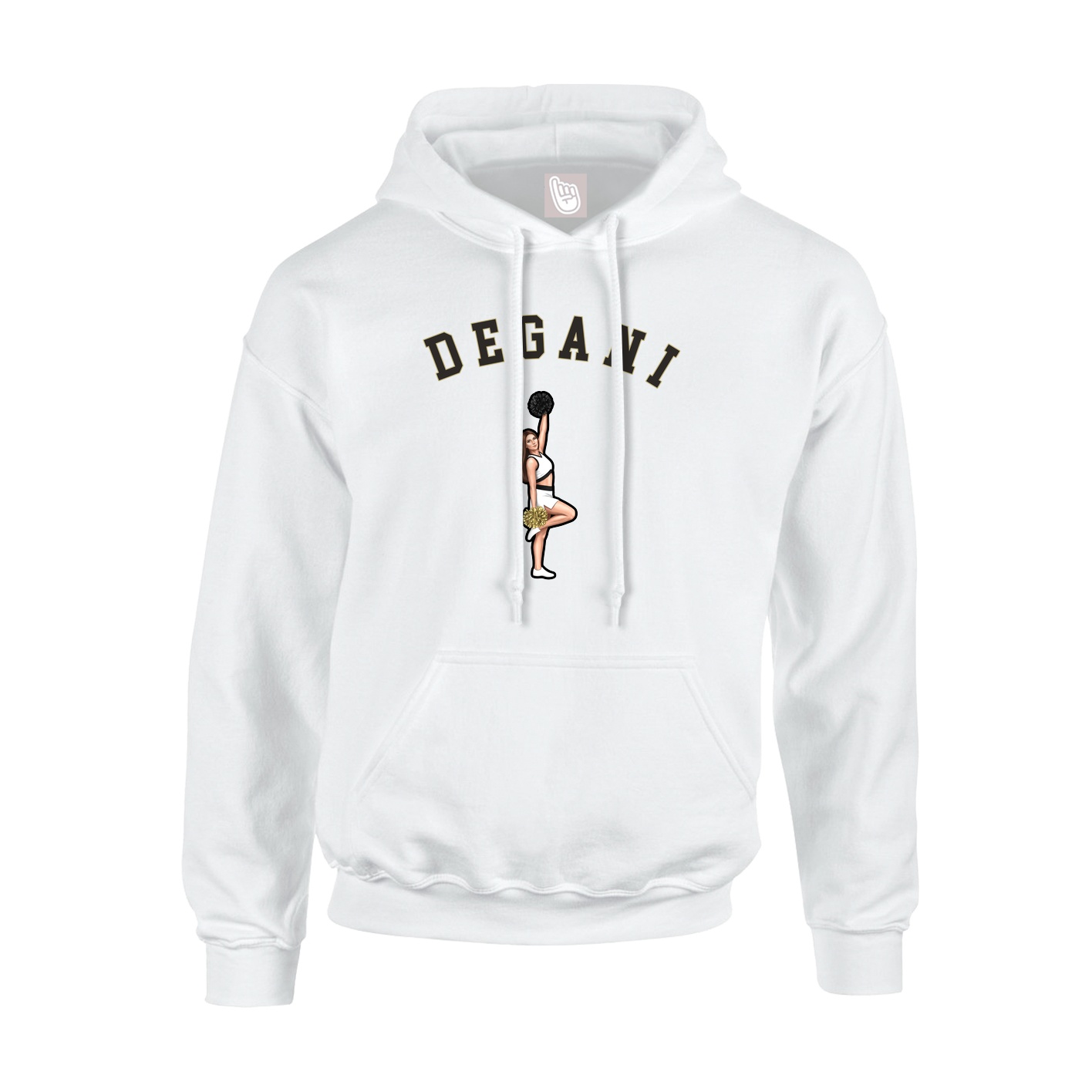 Hoodie — Shirsey Arch in White