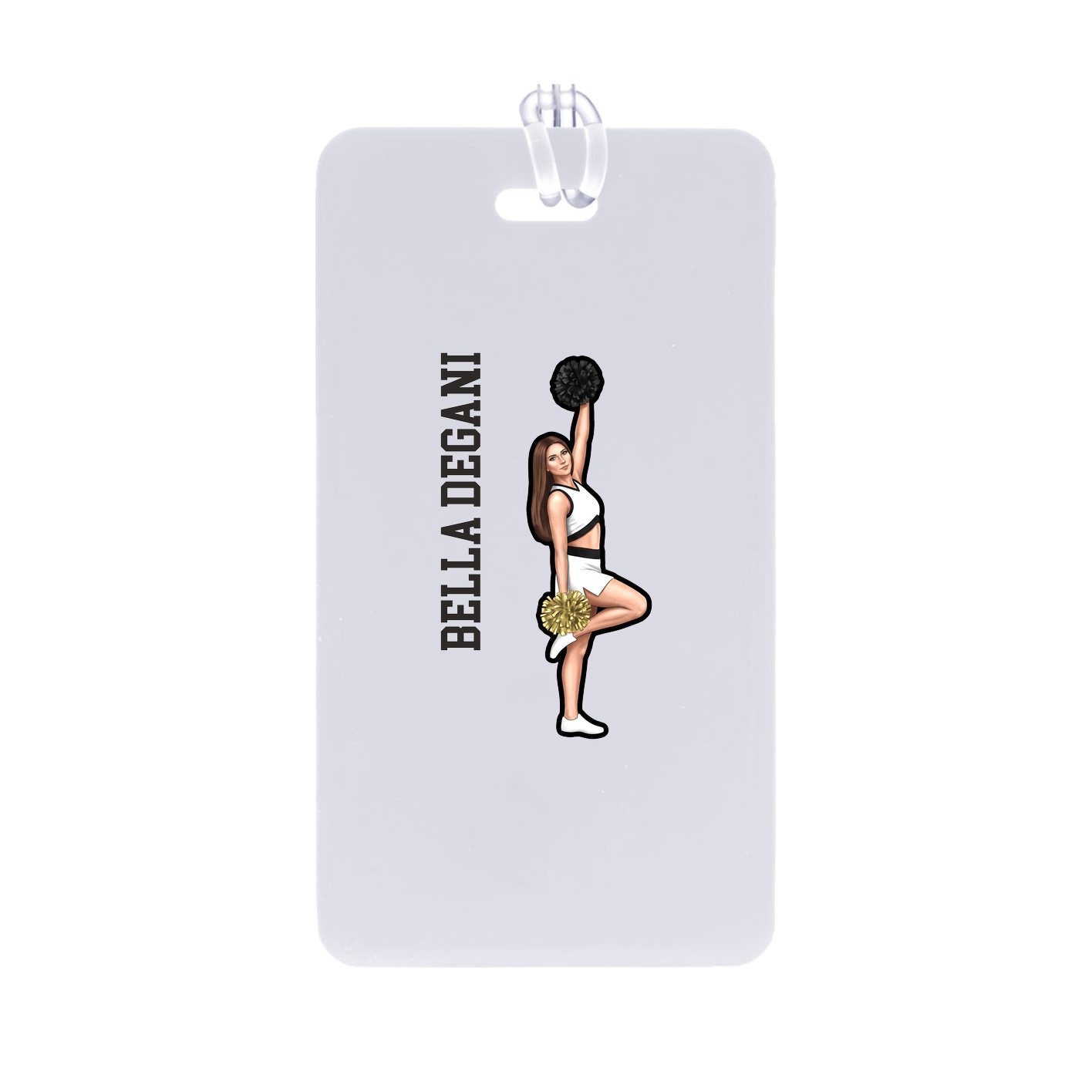Bag Tag — Name Vertical in Classic