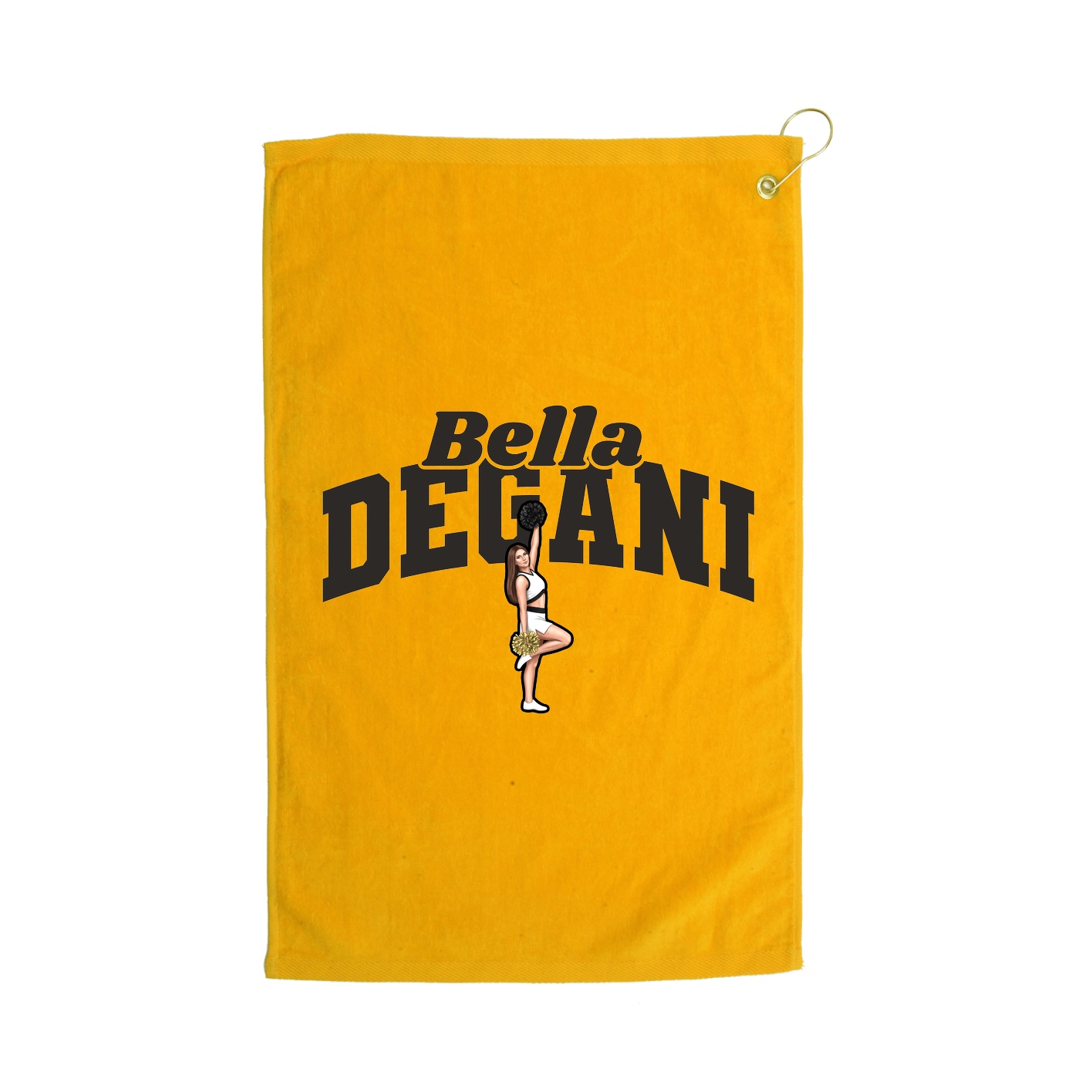 Golf Towel — Signature Arch in Gold
