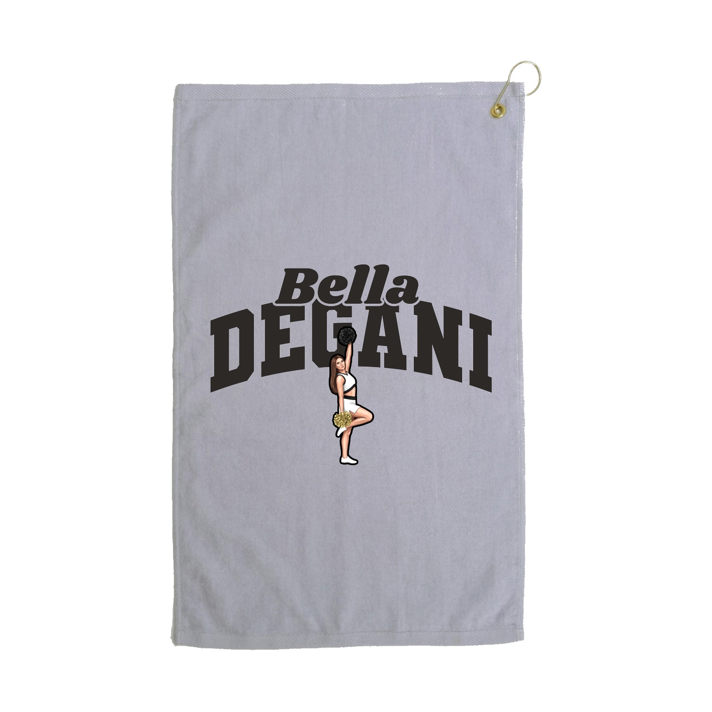 Golf Towel — Signature Arch in Grey