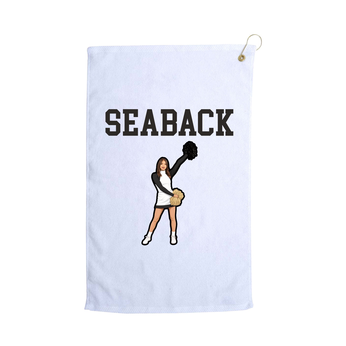 Golf Towel — Shirsey in White