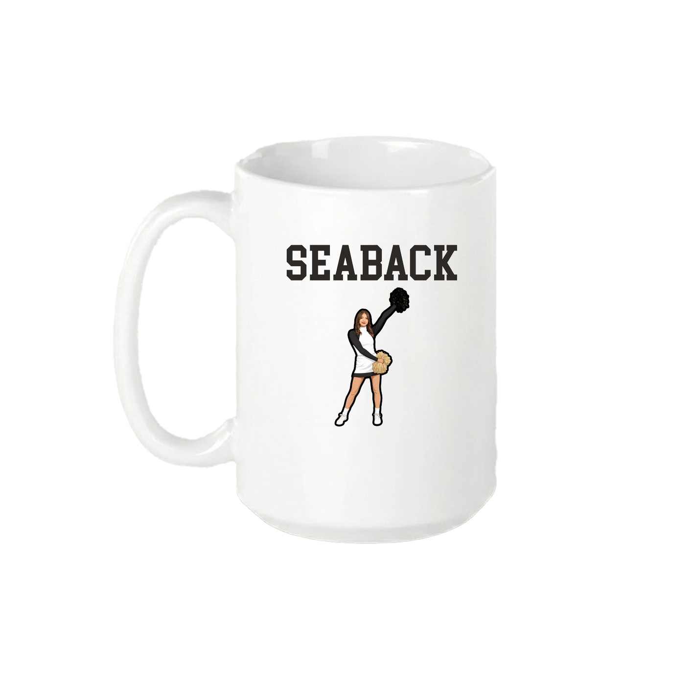 15oz Coffee Mug — Shirsey in White
