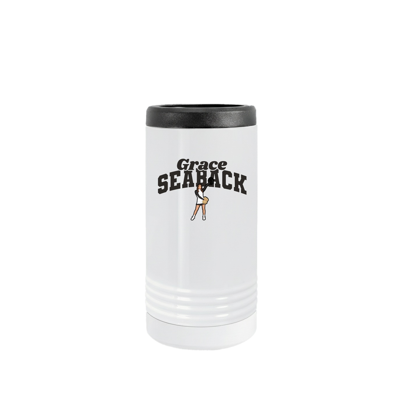 Slim Beverage Holder — Signature Arch in White
