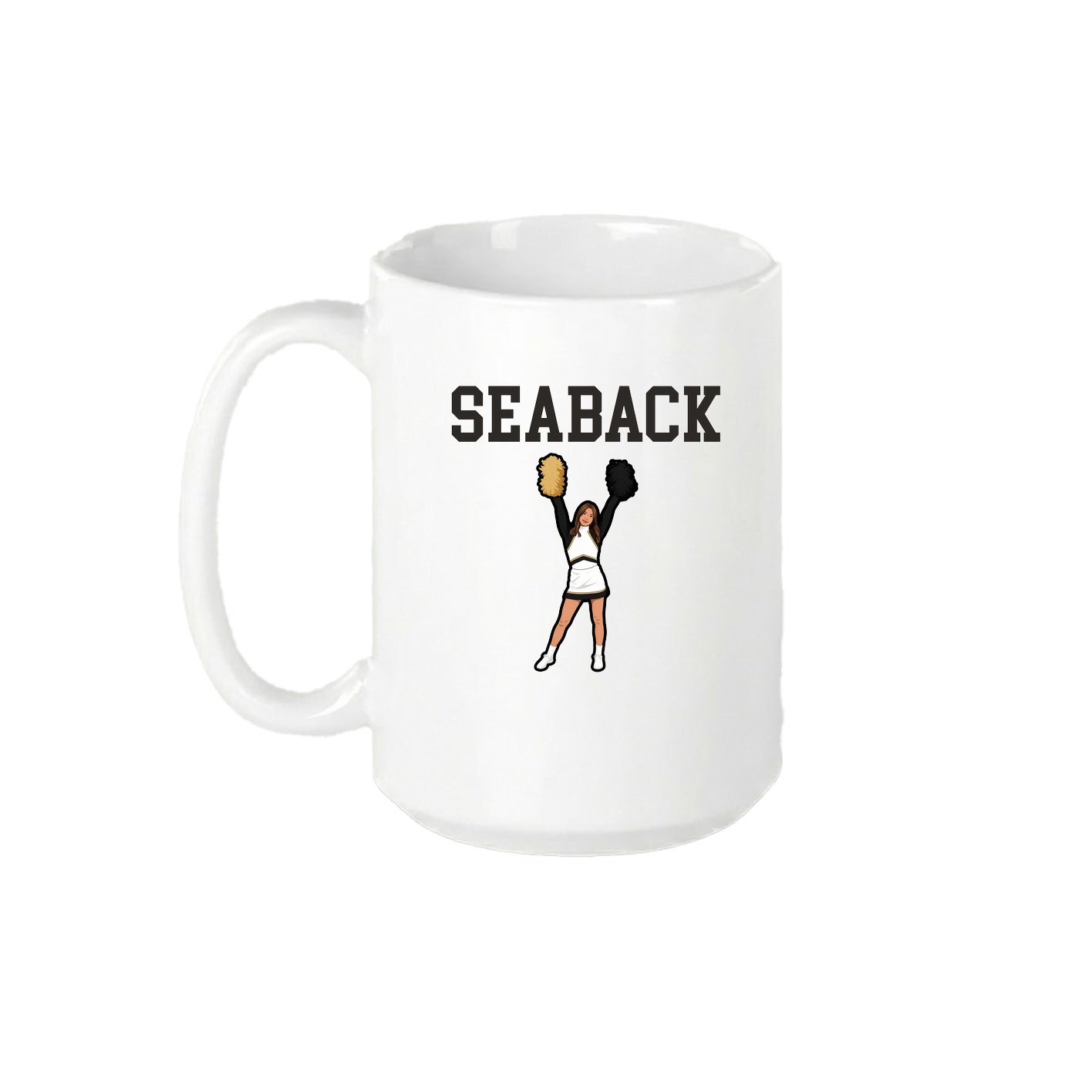 15oz Coffee Mug — Shirsey in White