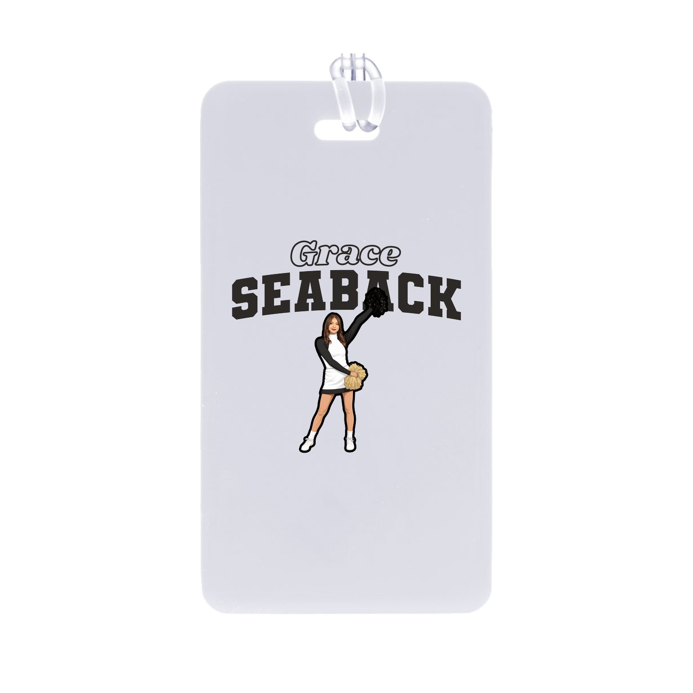Bag Tag — Name Arch in Classic