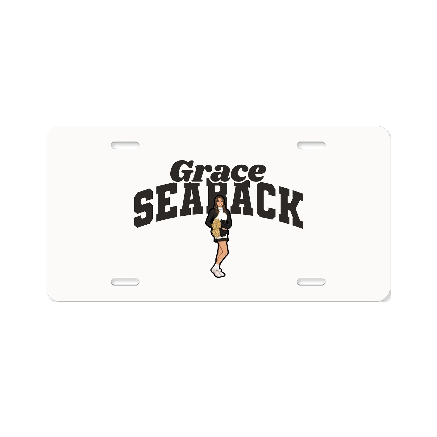 License Plate — Signature Arch in Classic