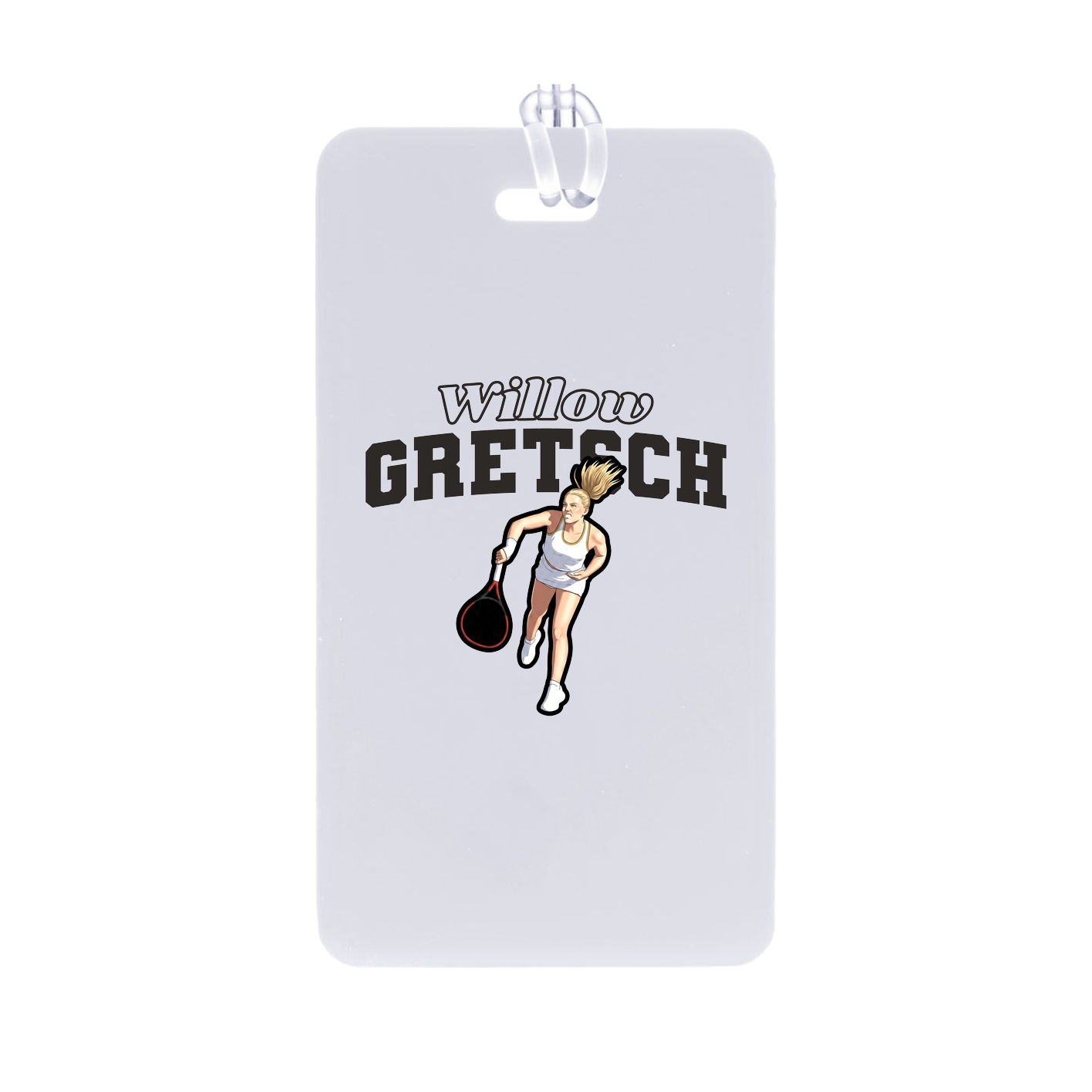 Bag Tag — Name Arch in Classic
