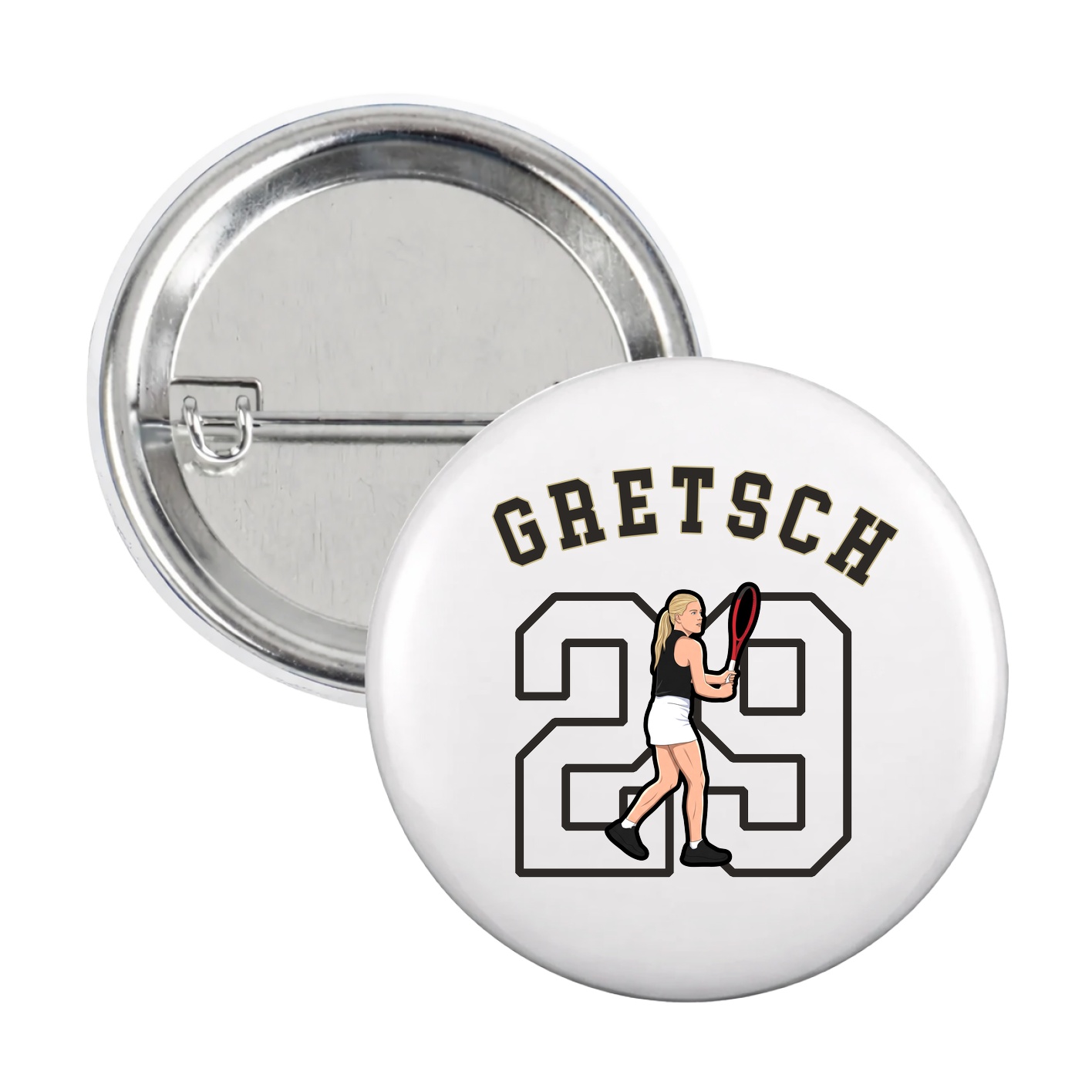 Game Day Button — Shirsey Arch in White