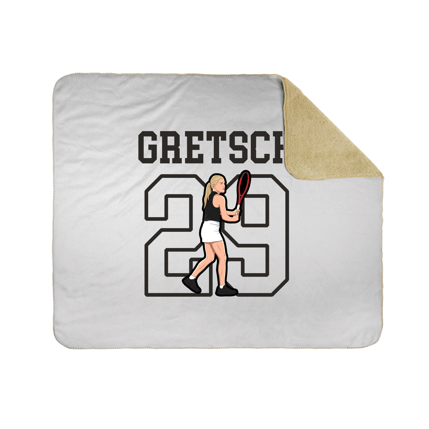 Throw Blanket — Shirsey in White
