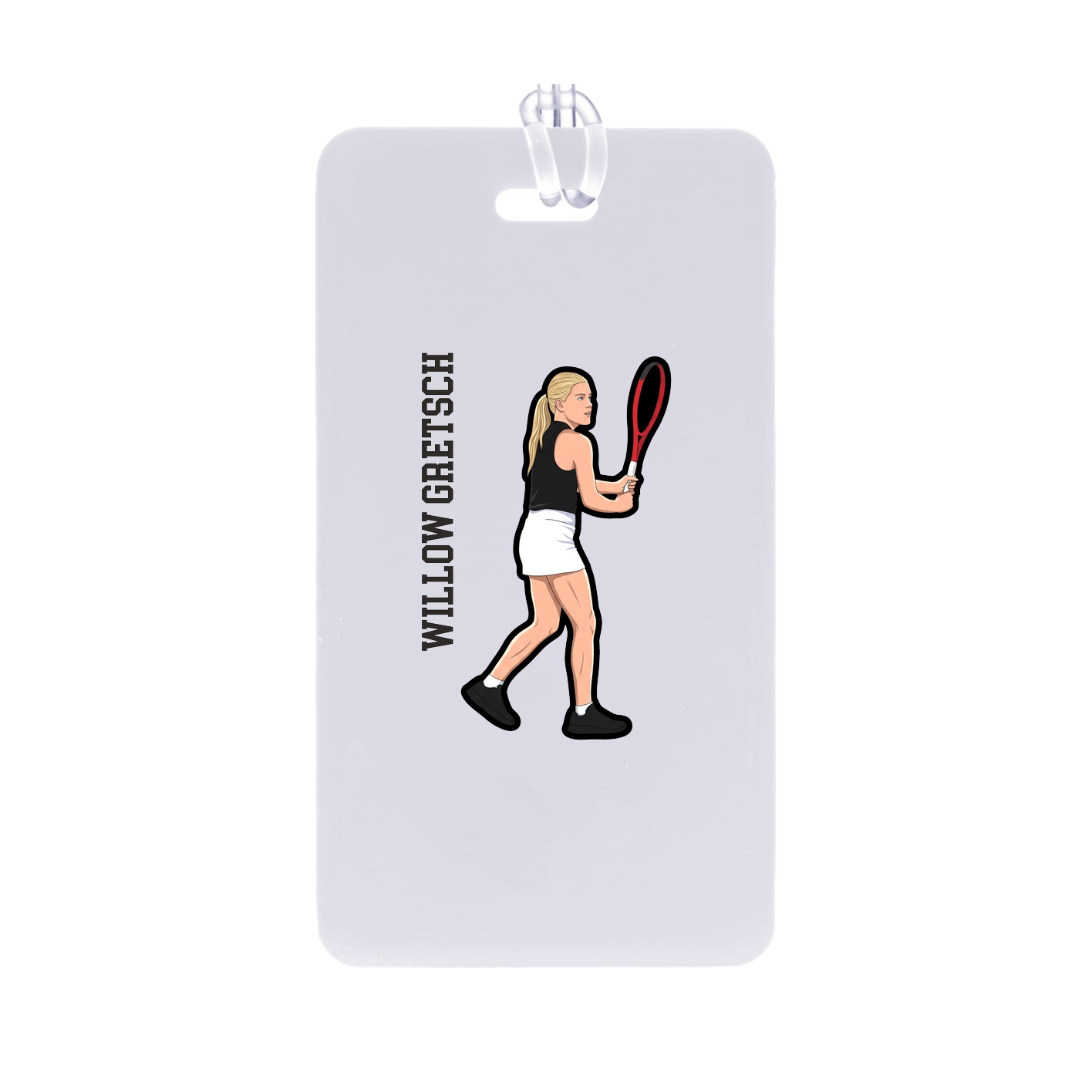 Bag Tag — Name Vertical in Classic