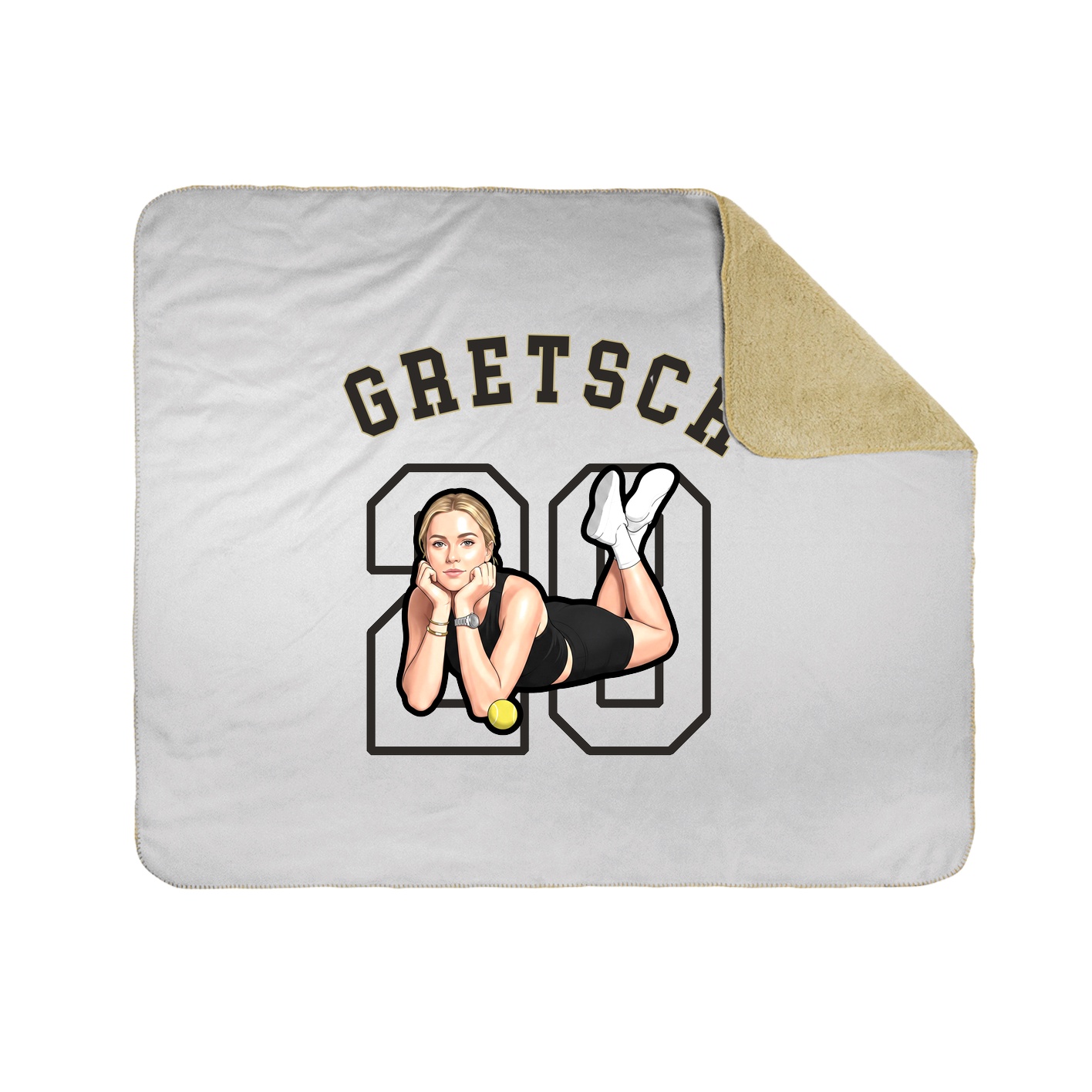 Throw Blanket — Shirsey Arch in White
