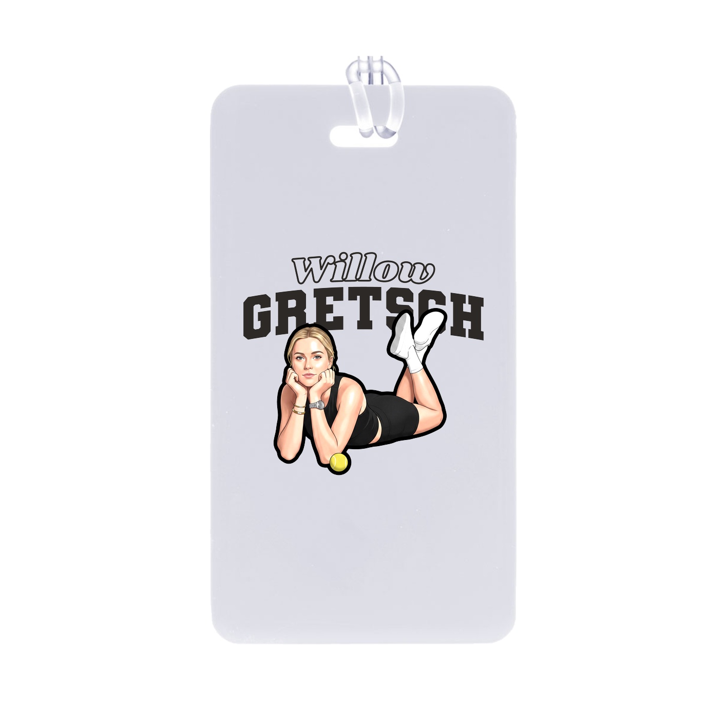 Bag Tag — Name Arch in Classic