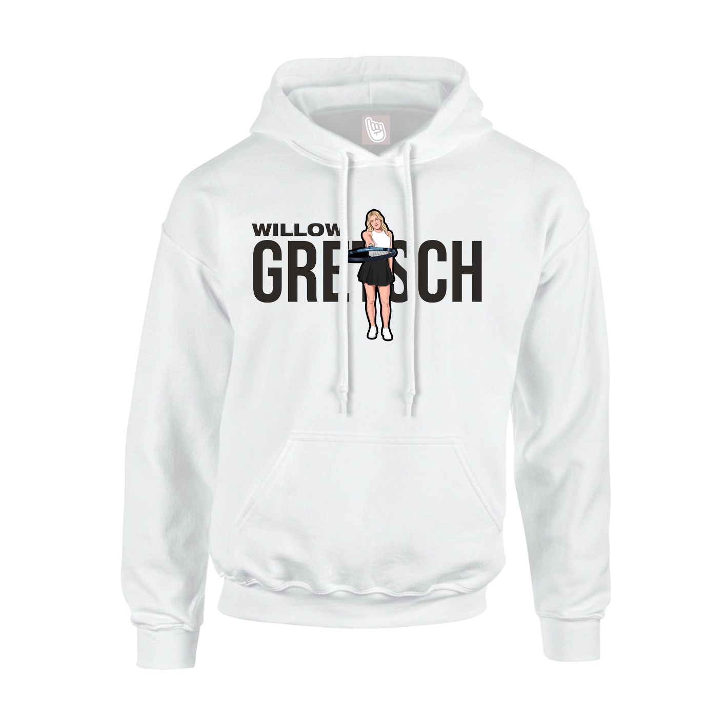 Hoodie — Player Name in White
