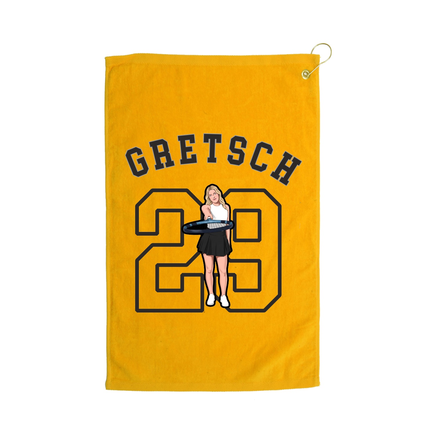 Golf Towel — Shirsey Arch in Gold