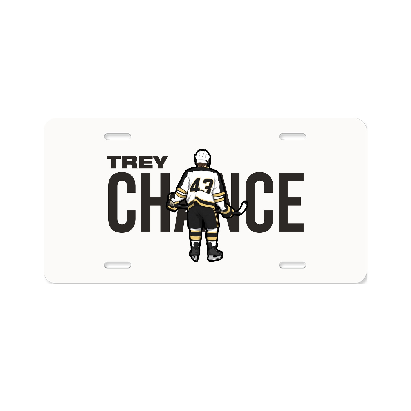 License Plate — Player Name in Classic
