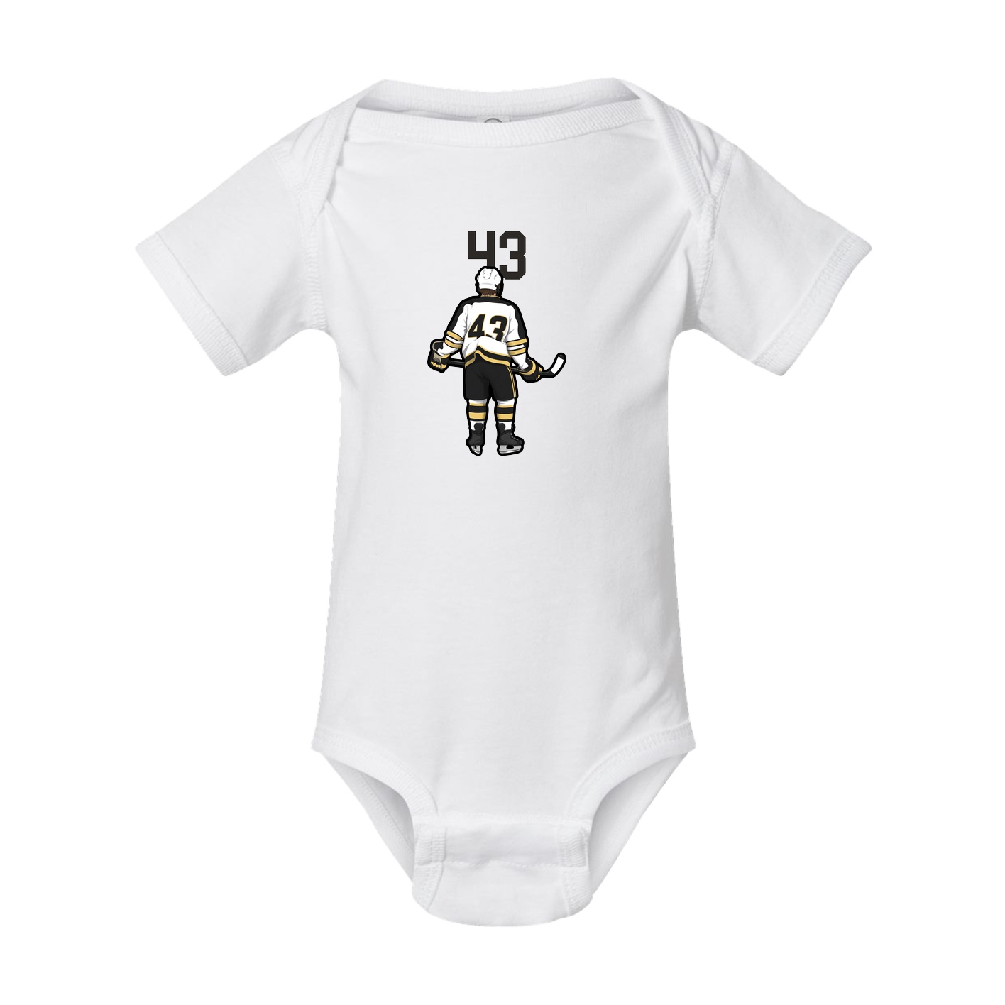 Baby Onesie — Number Top in White