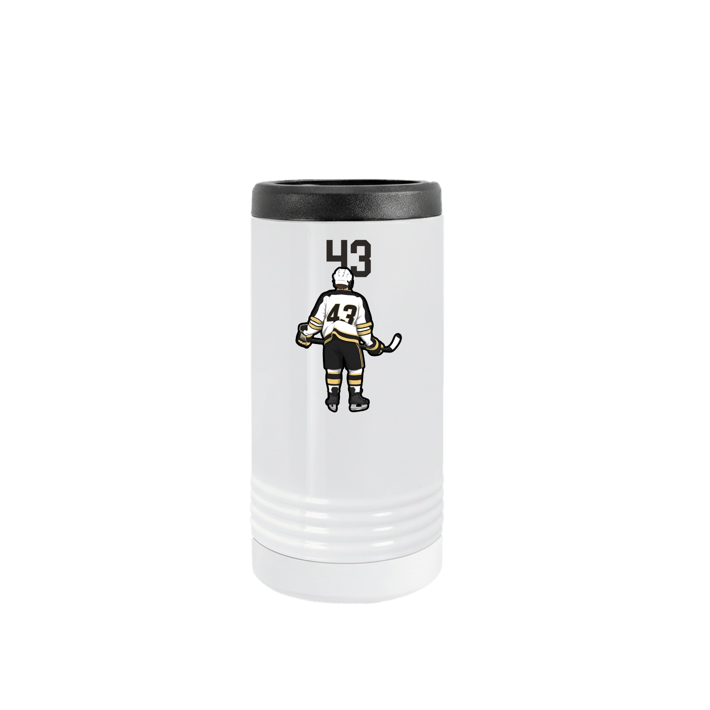 Slim Beverage Holder — Number Top in White