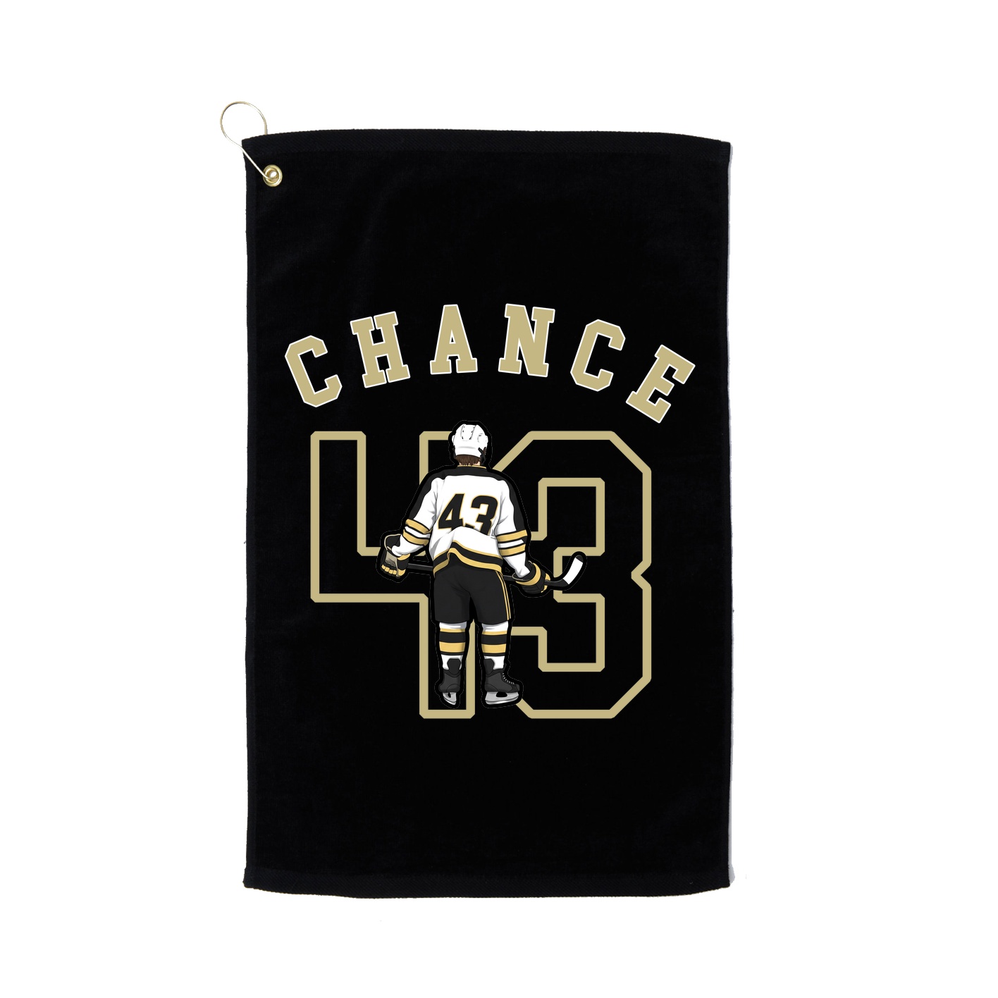 Golf Towel — Shirsey Arch in Black