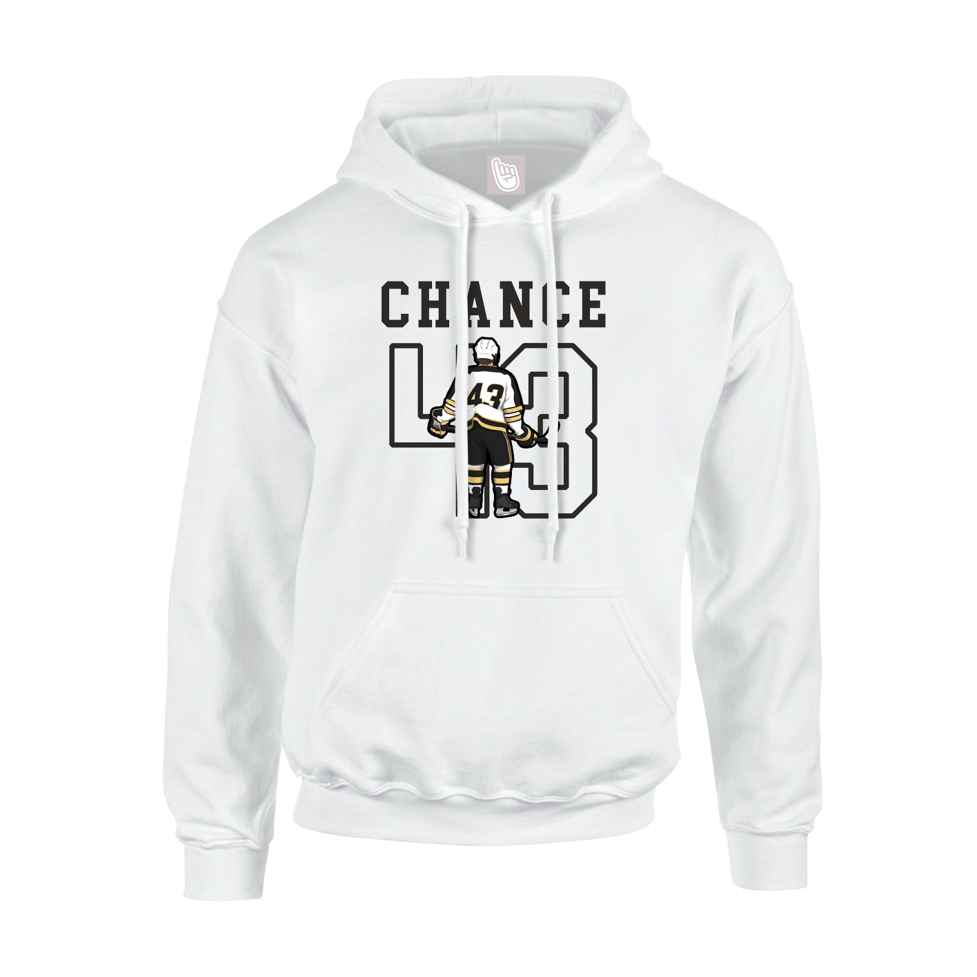 Hoodie — Shirsey in White