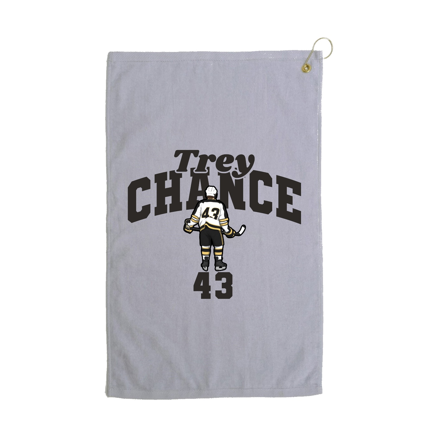 Golf Towel — Signature Arch in Grey