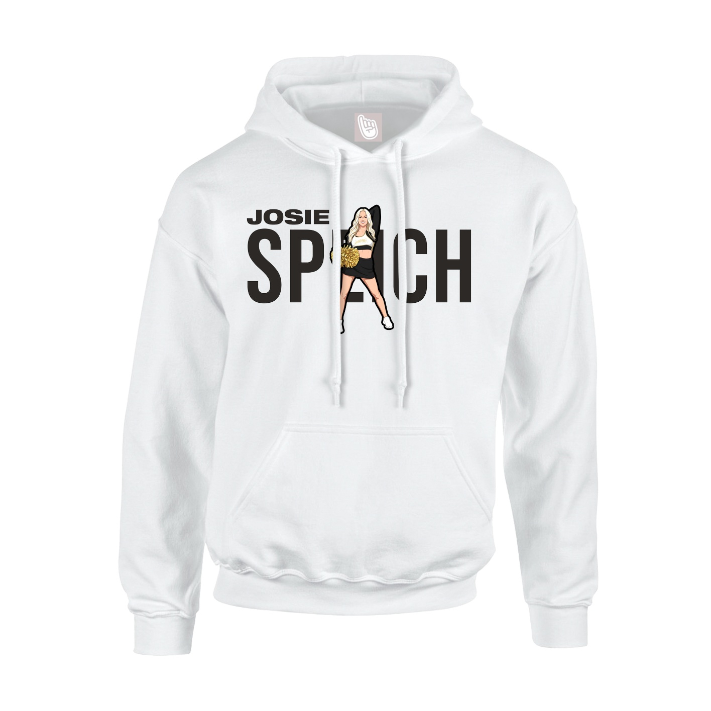Hoodie — Player Name in White