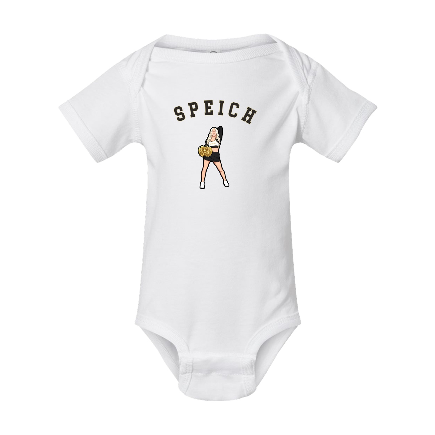 Baby Onesie — Shirsey Arch in White