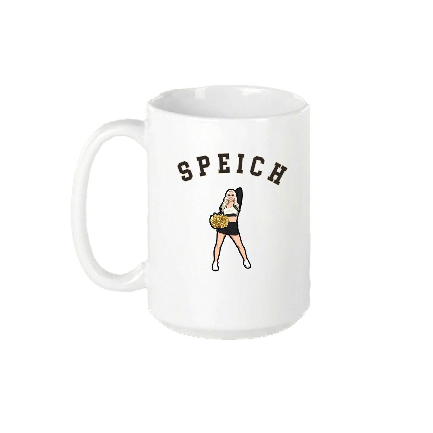 15oz Coffee Mug — Shirsey Arch in White