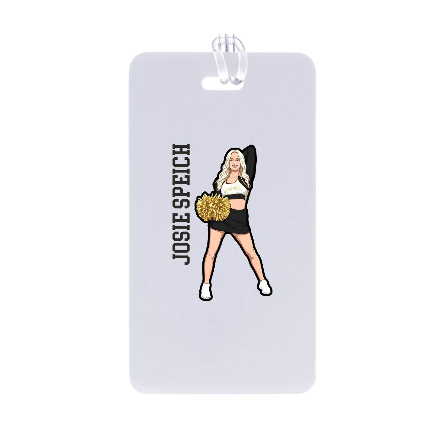 Bag Tag — Name Vertical in Classic