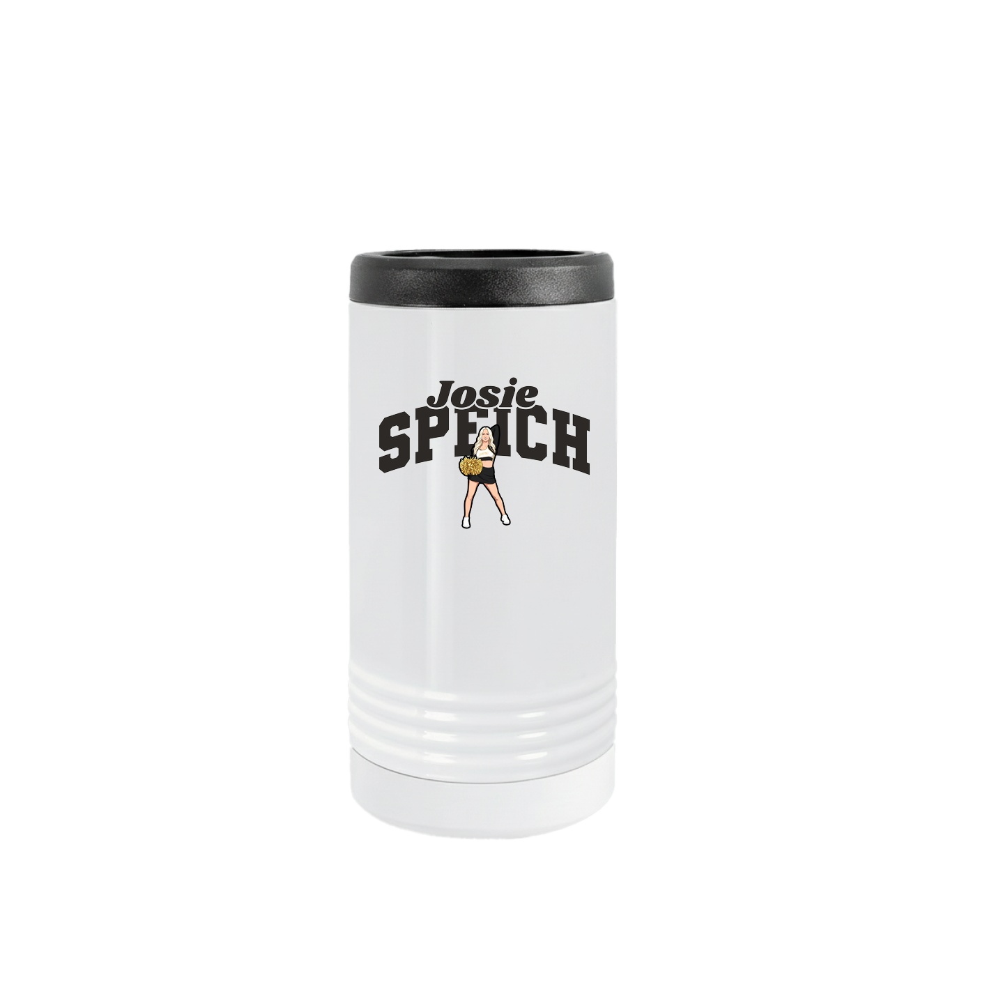 Slim Beverage Holder — Signature Arch in White