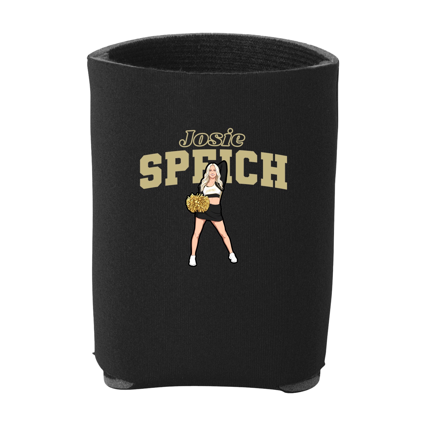 Can Holder — Name Arch in Black