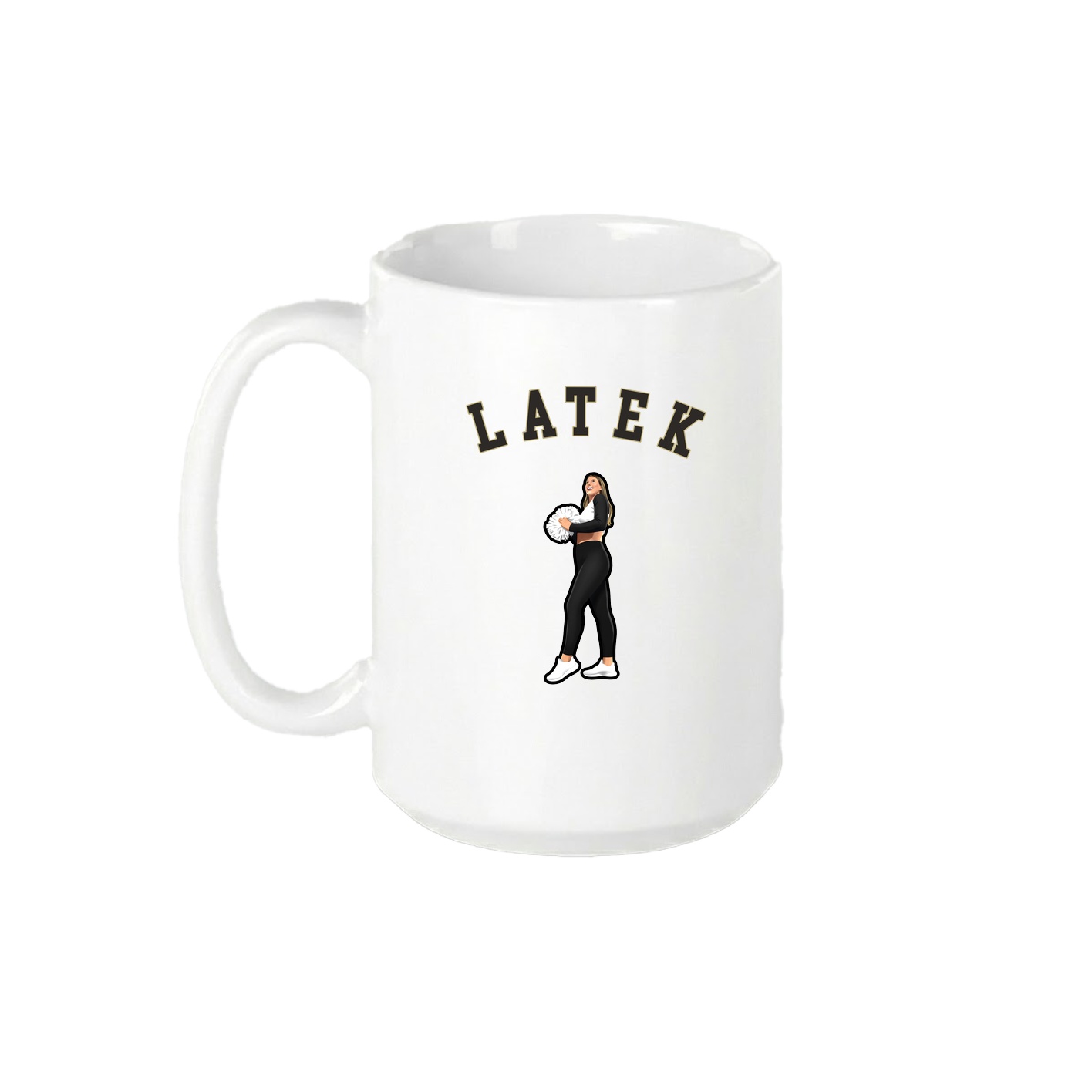 15oz Coffee Mug — Shirsey Arch in White