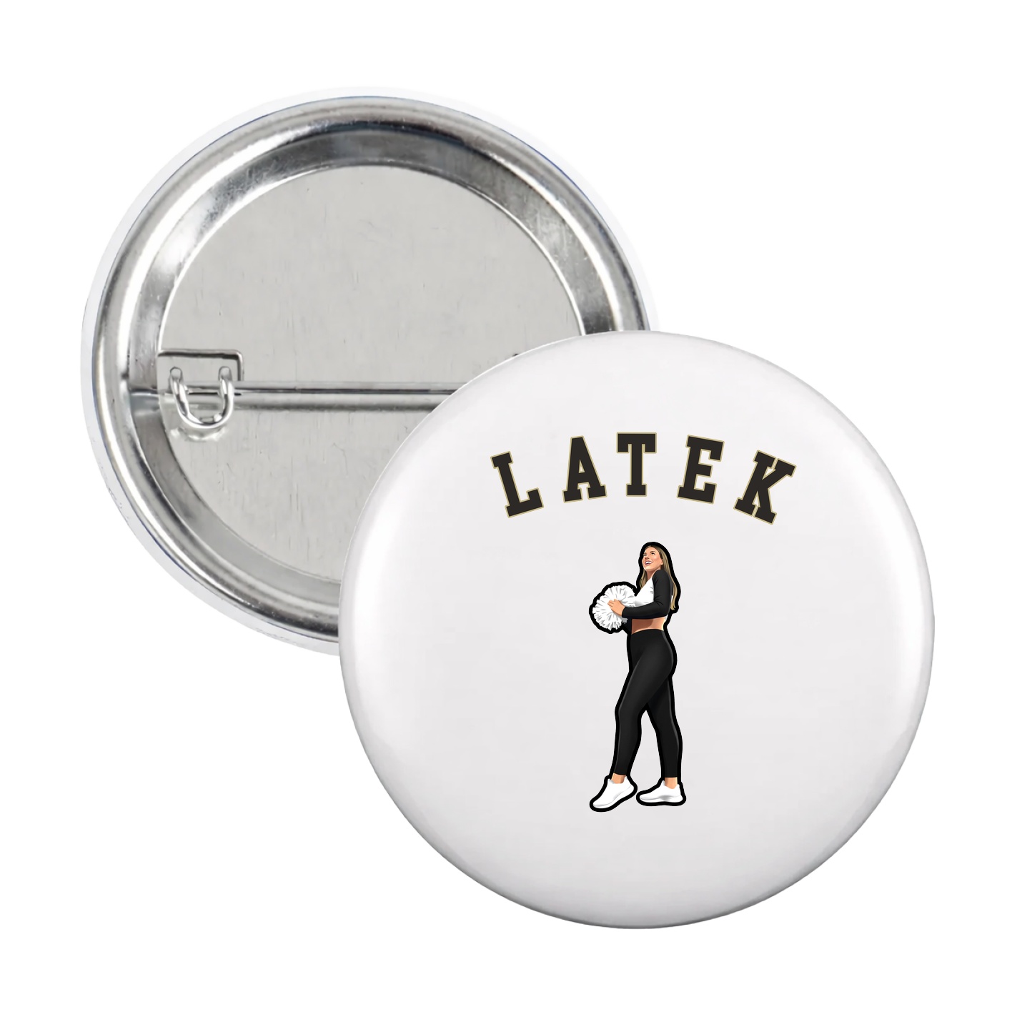 Game Day Button — Shirsey Arch in White