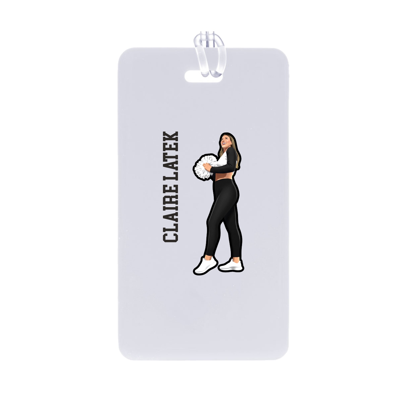 Bag Tag — Name Vertical in Classic