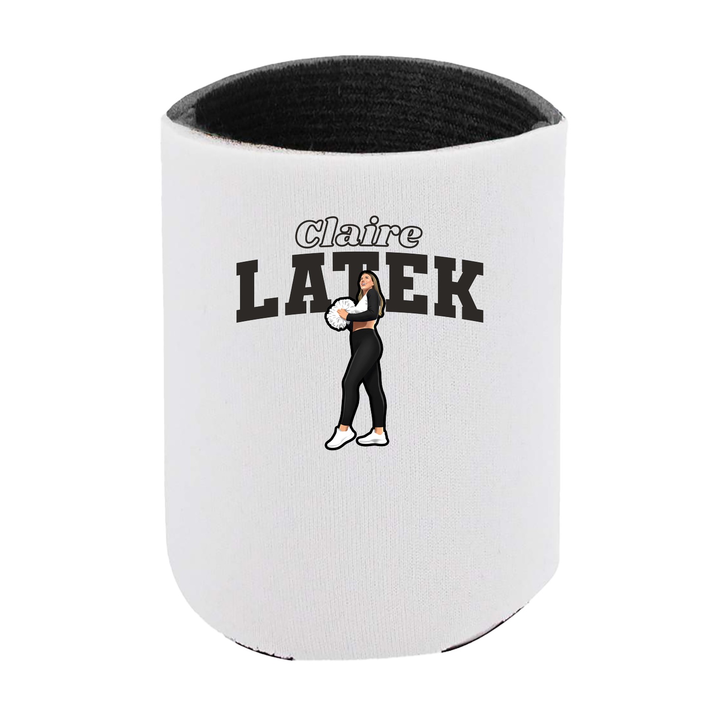 Can Holder — Name Arch in White