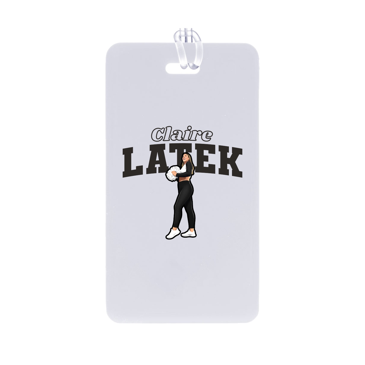 Bag Tag — Name Arch in Classic