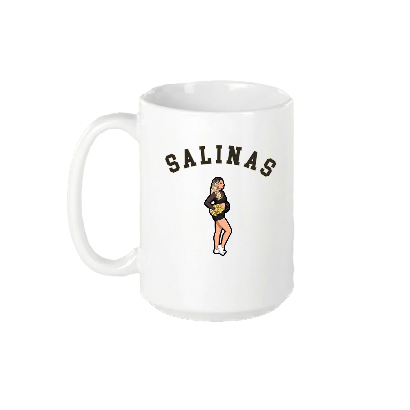 15oz Coffee Mug — Shirsey Arch in White