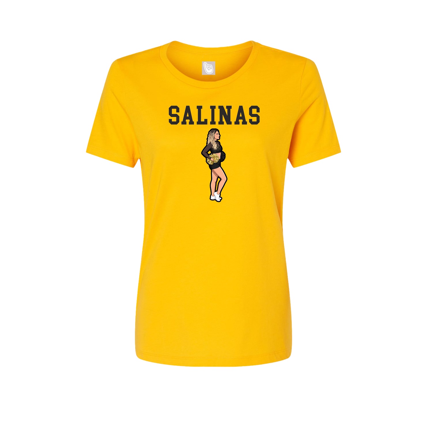 Fitted Women's Tee — Shirsey in Gold