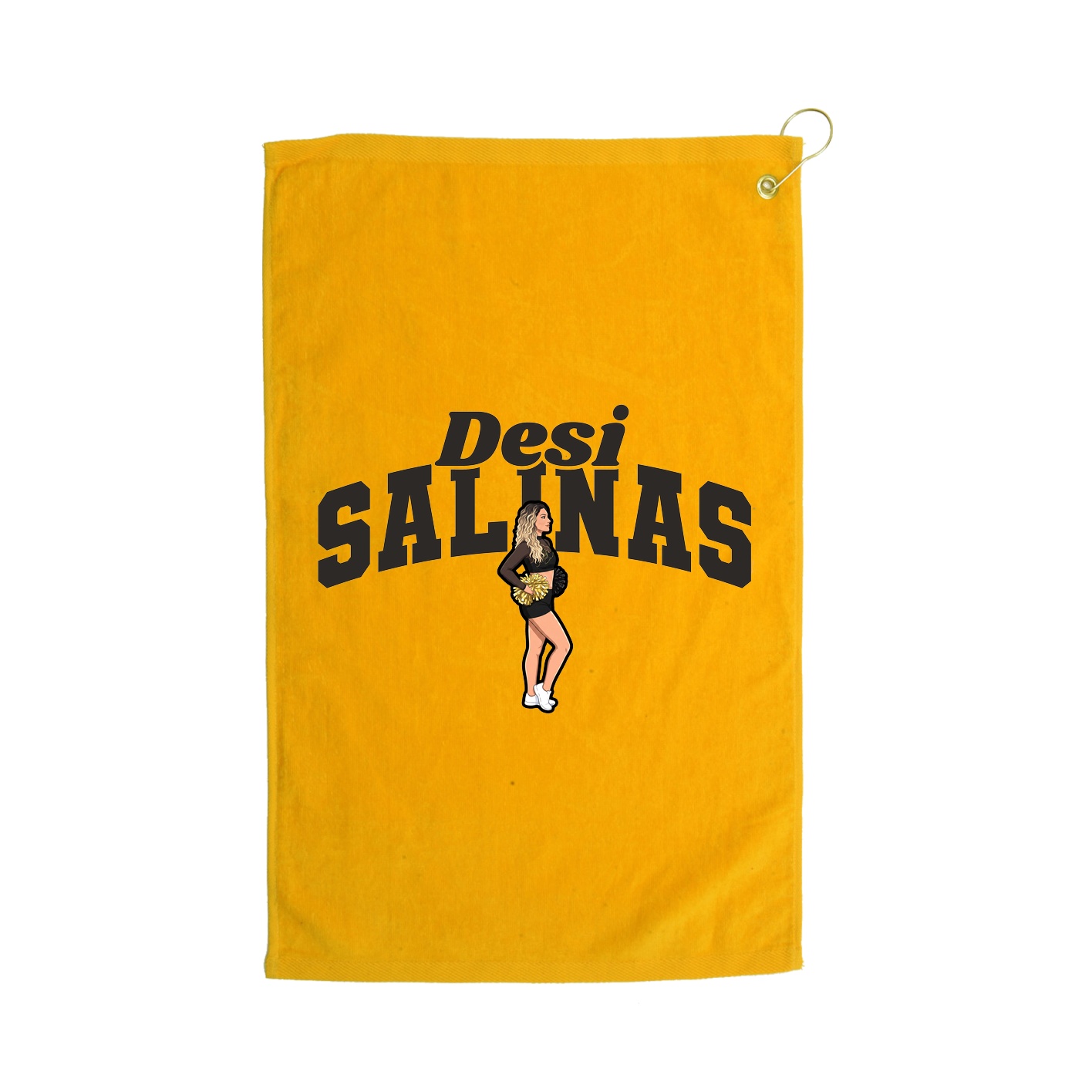 Golf Towel — Signature Arch in Gold