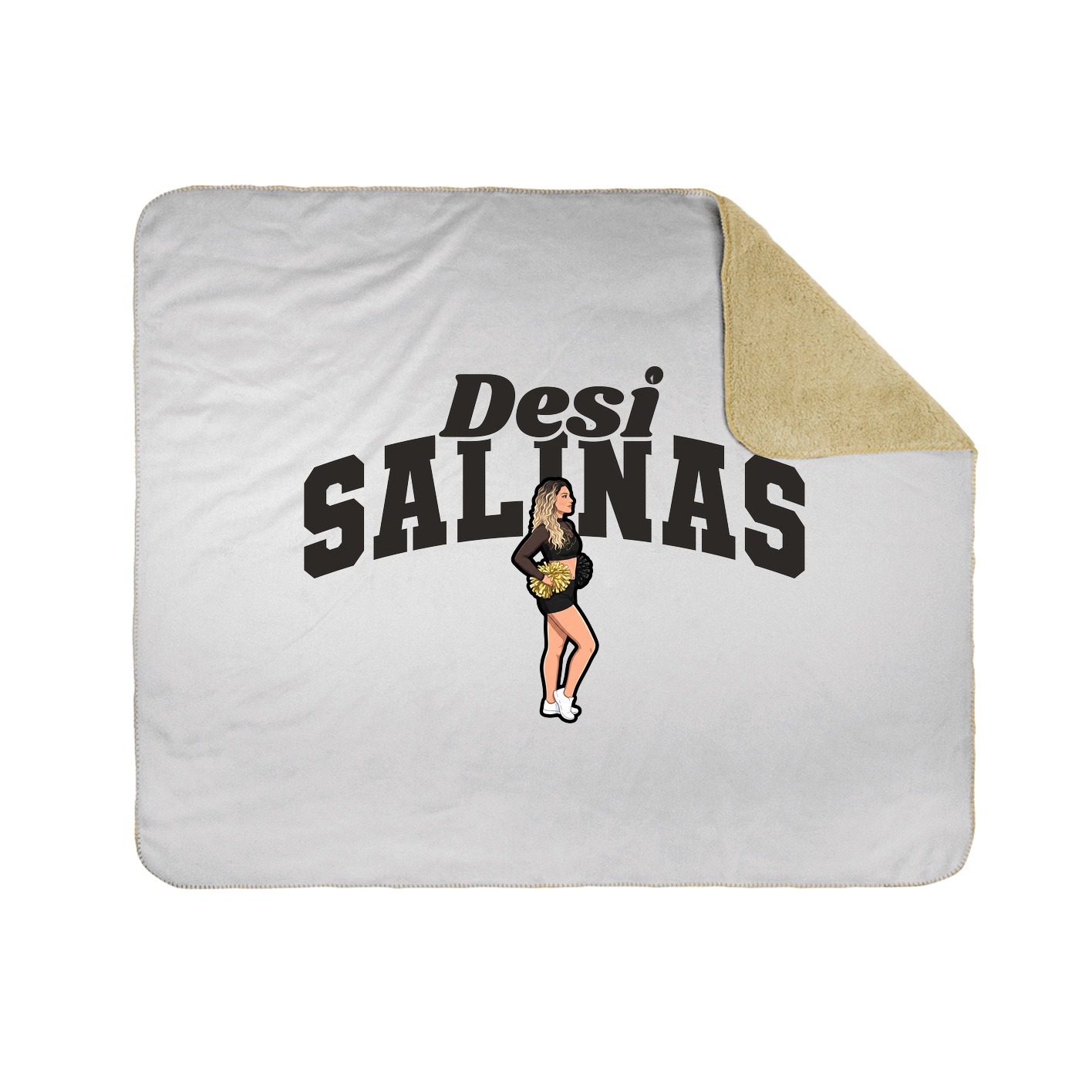 Throw Blanket — Signature Arch in White
